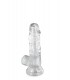 DILDO JELLY S KLAR 15"3 CM