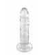 DILDO JELLY L TRANSPARENT 18 CM