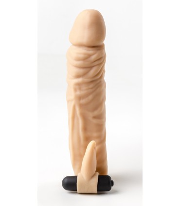 REALISTISCHE PENISHÜLLE S4 FLEISCH 20 CM MIT VIBRATION