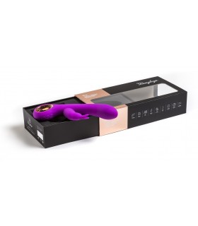 G-PUNKT-VIBRATOR MIT LILA BIA-KLITZERSTIMULATOR