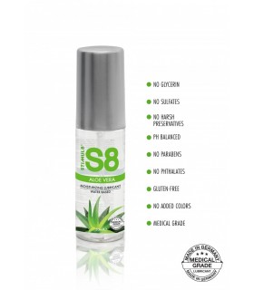 LUBRICANTE BASE AGUA ALOE VERA 50 ML.