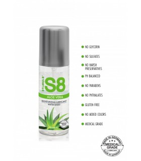 LUBRICANTE BASE AGUA ALOE VERA 125 ML.