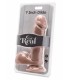 REALISTIC PENIS W/ TESTICLES AND SUCTION CUP 18 CM