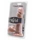 REALISTISCHER PENIS MIT HODEN UND SAUGNAPF 18 CM