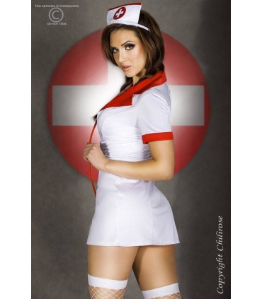 CR3305 KRANKENSCHWESTER KOSTÜM L/XL