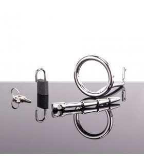 45-MM-RING MIT URETHRAL-DILDO