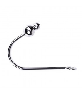 STEEL HOOK 40 CM DOUBLE SMALL BALL