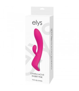 ELYS CHARM MOVE RECHARGEABLE PINK SILICONE VIBRATOR