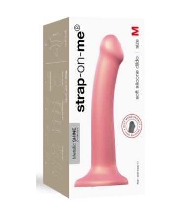 DILDO MONO DENSITY METALLIC PINK M