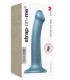 DILDO MONO DENSITÉ BLEU MÉTALLIQUE M