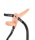 DOPPELFLEISCH SILIKON STRAP-ON HARNESS USB VIBRATOR 15"5 CM