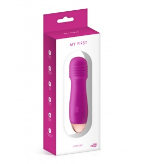 PINK JOYSTICK RECHARGEABLE SILICONE MINI VIBRATOR