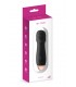 MINI VIBRATOR SILICONE RECHARGEABLE BLACK JOYSTICK