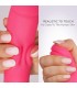 VIBRATEUR RECHARGEABLE EN SILICONE ROSE GJAY