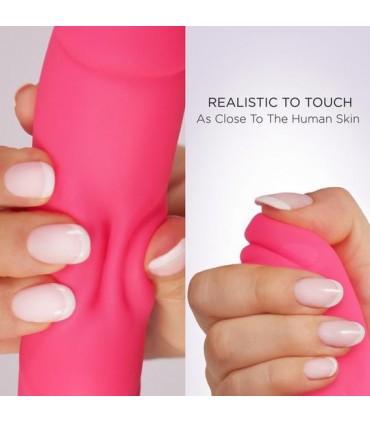 VIBRATORE RICARICABILE IN SILICONE ROSA GJAY