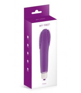 VIBRATEUR PICKLE VIOLET EN SILICONE