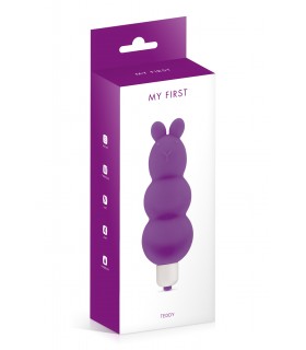 VIBRATEUR EN SILICONE TEDDY VIOLET