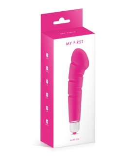 VIBRATEUR EN SILICONE ROSE HARD ON