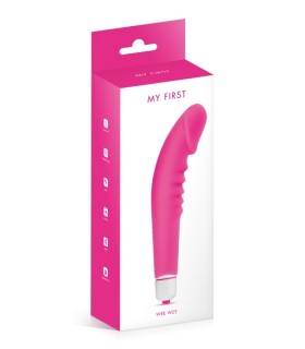 VIBRADOR SILICONA WEE WEE ROSA